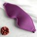WLLHYF 3D Silk Sleep Mask - Comfortable Adjustable Eye Mask for Deep Sleep - Cute Light Blocking Eye Covers for Men & Women (Purple - Buy Online on GoSupps.com