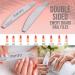 Morary Nail File 100/180 Grit - Double Sided Emery Board for Natural & Acrylic Nails - 12 Pack Fingernail Files - Buy Online on GoSupps.com