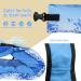 Kids Swim Vest for Swimming Training | Faxpot Toddler Swim Aid Floats for 30-60 lbs Boys/Girls | Shoulder Harness & Arm Wings | Sea Beach Pool | Sky-Blue - Buy Online on GoSupps.com