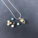 Essential Oil Diffuser Necklace - Twisted Ball Aromatherapy Locket Pendant with 8 Lava Stone Balls | Buy Now - Buy Online on GoSupps.com