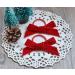 PrettyBoutique Pair of 3 Inches Velvet Ribbon Pigtails Hair Ties Bobbles Elastics (Red) - Buy Online on GoSupps.com