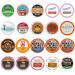 Perfect Samplers Single Serve & Flavored K Cup Variety Pack, Flavored Coffee Pods Including Hazelnut, Caramel, & More, Coffee Pods Variety Pack for Keurig K Cups Brewers, Coffee Gift Set, 20 Count
