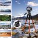 Professional Heavy Duty Camera Tripod for Photography, DSLR, iPhone - Orange | Max Load 15 LB - Buy Online on GoSupps.com