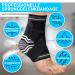 Adjustable Unisex Ankle Bandage | Professional Flexible Support for Sports & Achilles Tendon Pain Relief | S Black - Buy Online on GoSupps.com