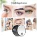 MIYADIVA 30X Magnifying Mirror with Suction Cup, Tweezers | Compact Travel Mirror Set 3.5 Inches - Buy Online on GoSupps.com