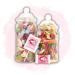 Munchied - Sweetie Duo Jar - Fizzy & Non-Fizzy/His & Hers/Strawbs Eggs Snakes Lances Turtles Hearts Bottles Rainbow Belts Watermelon Slices Dummies Snakes - Haribo Sweets Vidal Bonds