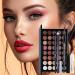 Eyeshadow Palette with Brushes | Eyeshadow Palette Makeup Set with Brush - 40 Colors Pigmented Matte Shimmers Metallic Neutral and Colorful Blendable Waterproof Eye Shadow Generic Set001 - Buy Online on GoSupps.com