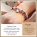POWWA Amethyst Healing Bracelet - Natural Stone Get Well Soon Gift for Women, Men, and Teen Girls in Pink - Buy Online on GoSupps.com