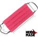 Mini Stars and Dots Pink Reusable Face Mask | 3 Layers Blended Cotton | Made in London | Washable Over 100 Times - Buy Online on GoSupps.com
