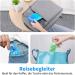 7-Day Tablet Organizer Box - Portable Pill Dose Case with 14 Compartments - Ideal for Medications on the Go - Blue - Buy Online on GoSupps.com