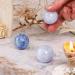 NKlaus 30mm Natural Calcite Blue Ball - Gemstone for Spiritual Healing & Home Decoration - Buy Online on GoSupps.com