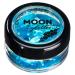 Iridescent Chunky Glitter by Moon Glitter - Blue - Cosmetic Festival Makeup Glitter for Face Body Nails Hair Lips - 3g
