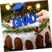 DECHOUS 4pcs Graduation Row Graduation Dessert Toppers Grad Picks Appetizer Dessert Picks Class of 2023 Graduation Toppers Graduation Decorations Class of 2023 The Draft Blue 17X13.5CM - Buy Online on GoSupps.com