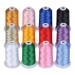 Simthread 12 Brother Colors of Huge Spool 5000M Polyester Embroidery Machine Thread for Commercial and Domestic Embroidery Machines -Assorted Color 1 Assortment Color 1
