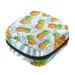 Pineapple Leaves Pattern Sanitary Napkin Storage Bag Menstrual Pad Bag Portable Menstrual Period Sanitary Pouch Zipper Tampons Collect Bags for Teen Girls Women Ladies Color 8