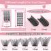 Lash Clusters 72 Pcs Individual Volume Eyelashes Look Super Thin Band (Volume-C-16mm) - Buy Online on GoSupps.com