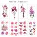 Konsait Flower Temporary Tattoos - 32 Sheets Adult Waterproof Body Art Sticker for Women - Rose, Butterfly, Plum, Lotus, Lavender Designs - Buy Online on GoSupps.com