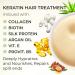 Professional Keratin Hair Mask for Nourishment & Repair - Made in USA with Biotin, Collagen & Coconut Oil - Pro-Vitamin B5 Protein Mask for All Hair Types - Buy Online on GoSupps.com