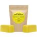 Raw African Shea Butter 2 lbs. Bar 100% Pure Natural Unrefined YELLOW - Imported From Ghana - Ideal Moisturizer For Dry Skin Body Face And Hair Growth. Great For DIY Soap and Lip Balm Making.