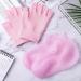 Healeved Moisturizing Gloves and Socks Set 2 Pairs Soft Silicone Gloves and Socks Gel Spa Hydrating Gloves Moisturizing Therapys Sock for Repairing Dry Cracked Hands Feet - Buy Online on GoSupps.com