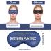 Wake Me for Sex Sleep Eye Masks - Adjustable Silk Blindfolds for Adults | 4 PCS in Black Pink Navy Red - Perfect for Play & Relaxation - Buy Online on GoSupps.com