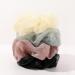 Satin Oversized Scrunchies for Women - Set of 4 Big Silk Hair Ties in Gray Pink - Jumbo Ponytail Accessories - Great Gift for Girls - Buy Online on GoSupps.com