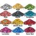 Hemoer 12 Colographic Sequins - 12g Cosmetic Quality for Face Body Hair & Art - Perfect for Festivals & Parties - 144g Total - Buy Online on GoSupps.com