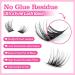 Lash Clusters Eyelashes Extension DIY CC Curl Natural Wispy Cluster Lashes - 80 Clusters | GVEFETIEE - Buy Online on GoSupps.com
