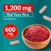 Red Yeast Rice 1200mg with CoQ10 & Niacin | 120 Vegetarian Capsules | Non-Irradiated | Citrinin Free | Supports Healthy Cholesterol & Cardiovascular Health - Buy Online on GoSupps.com