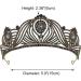 Black Baroque Queen Crown for Women - Wedding Tiara for Bride Headpieces - AW BRIDAL - Buy Online on GoSupps.com