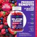 Melatonin 10mg Gummies with 10mg of Melatonin Per Gummy (60 Servings) - Maximum Strength Sleep Support for Adults - Gluten-Free Non-GMO Vegetarian Great Tasting Mixed Berry Flavor - 60 Servings - Buy Online on GoSupps.com