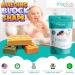 SOAP SUDS Kids 2-in-1 Shampoo & Bodywash - Frooty Tooty Scented Bar | No Artificial Ingredients | Easy Grip Building Block | 2 Pack | Made in USA - Buy Online on GoSupps.com