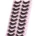 10 Pairs 3D Wispy Fluffy Mink Lashes | EYDEVRO Natural Look False Eyelashes - Buy Online on GoSupps.com