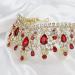 NODG Red Crystal Crown for Women - Princess Queen Vintage Tiara for Birthday, Wedding, Prom - Bridal Hair Accessory for Girls and Adults - Buy Online on GoSupps.com