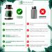 L-Arginine Base 365 Capsules - 3000mg High-Quality Vegan Arginine 99.7% Purity | International Shipping - Buy Online on GoSupps.com