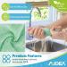 AIDEA Kitchen Dish Cloth 12-Pack - Super Absorbent Coral Fleece Dish Cloths - Premium Microfiber Cleaning Cloths - Fast Drying & Reusable Dish Rags - Buy Online on GoSupps.com