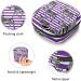 Women's Zebra Pattern Period Kit - Portable Storage Pockets Holder for Feminine Products - Buy Online on GoSupps.com