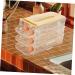 PRETYZOOM Egg Holder Fridge Egg Storage Box Eggs Refrigerator Fridge Kitchen Egg Holder Egg Holes Trays Portable Egg Carton - Buy Online on GoSupps.com