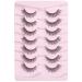 Buy Onlyall Natural Wispy False Eyelashes | 7 Pairs Soft Fluffy D-K06 for a Natural Look - International Shipping Available - Buy Online on GoSupps.com