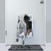 BarksBar White Plastic Dog Door with Aluminum Lining - Large Size, Soft Flap, 2-Way Locking Panel - Buy Online on GoSupps.com