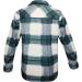 Routinfly Women's Casual Plaid Button Down Wool Blend Shacket Jacket - Spring Autumn Lapel Coat in Green XL | International Shipping Available - Buy Online on GoSupps.com