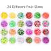 24 Boxes Fruit Slice Charms for Resin, Clay, Slime Making - Assorted DIY Craft Supplies - Buy Online on GoSupps.com