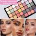 Volumoon Eyeshadow Palette of 40 Colours in Matte and Shimmer Makeup Palette Colourful Matte Glitter Shimmer Nude Powder Eye Makeup Set Gift for Women and Girls - Buy Online on GoSupps.com