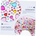 NUOBESTY Acrylic Sticker Makeup Face Jewels - 8 Sheets of Rhinestone Stickers for DIY Nail Art & Facial Decor | International Shipping Available - Buy Online on GoSupps.com