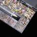 Nail Kit Glass Rhinestones Nail Rhinestones Kit Nail DIY Rhinestones Colorful Nail Art Rhinestones Kit for Household for Women Girls Nail Art Lovers - Buy Online on GoSupps.com