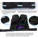 Tuhaoge Massage Bottle Bag - Dual Massage Oil Holster for Therapists | Black Lotion Carrier - Buy Online on GoSupps.com