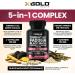 X Gold Health 5-1 Tongkat Ali | Fadogia Agrestis | Maca | L-Arginine | L-Citrulline | Energy, Vitality & Stamina Booster for Men & Women | Non-GMO Made in USA 120 Capsules - Buy Online on GoSupps.com