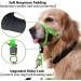 Barkeless Dog Halter for Easy Training & Walks - Soft Handle Pulling Solution Expert Instructions - Size M Green - Buy Online on GoSupps.com
