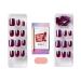 Buy KISS imPRESS No Glue Mani Press-On Nails - Dark Purple Squoval Shape - 30 Nails Included - Perfect for Easy Home Manicure - Buy Online on GoSupps.com