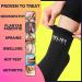 Relief Genius Cold Therapy Socks with Reusable Gel Ice Packs - Relief from Sprains, Muscle Pain, Bruises & More - Black, Small/Medium (1 Pair) - Buy Online on GoSupps.com
